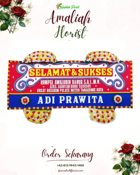Papan Bunga Ucapan Selamat Raja Jaya